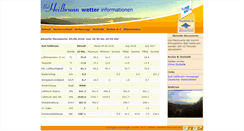 Desktop Screenshot of meteo.bad-heilbrunn.de